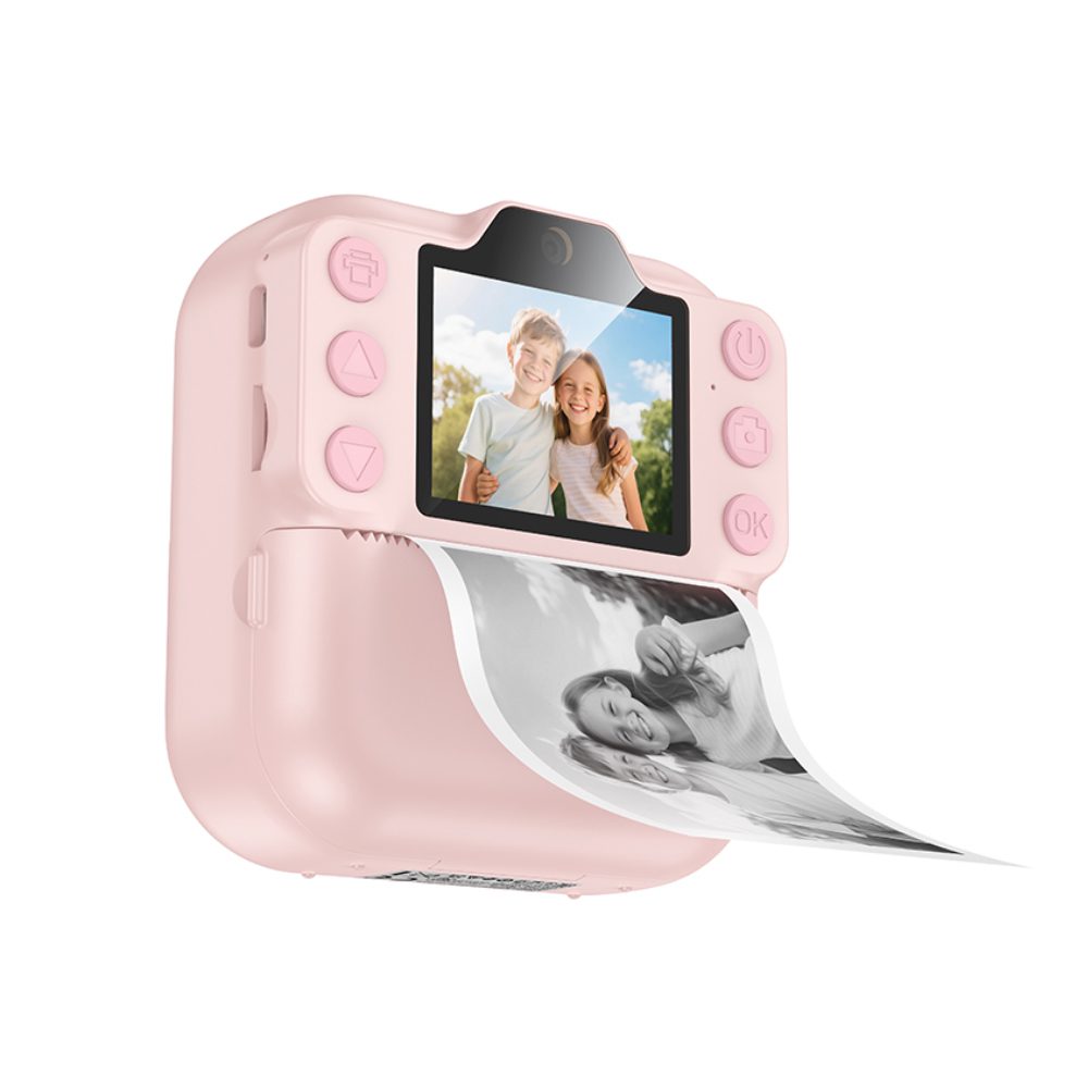Kids Dual HD Camera Hoco DV211 με Οθόνη 2.0" 1300mAh με 2GB Κάρτα Μνήμης  και Δυνατότητα Εκτύπωσης Φωτογραφιών Ροζ | Παιδικές Κάμερες - shopin.gr