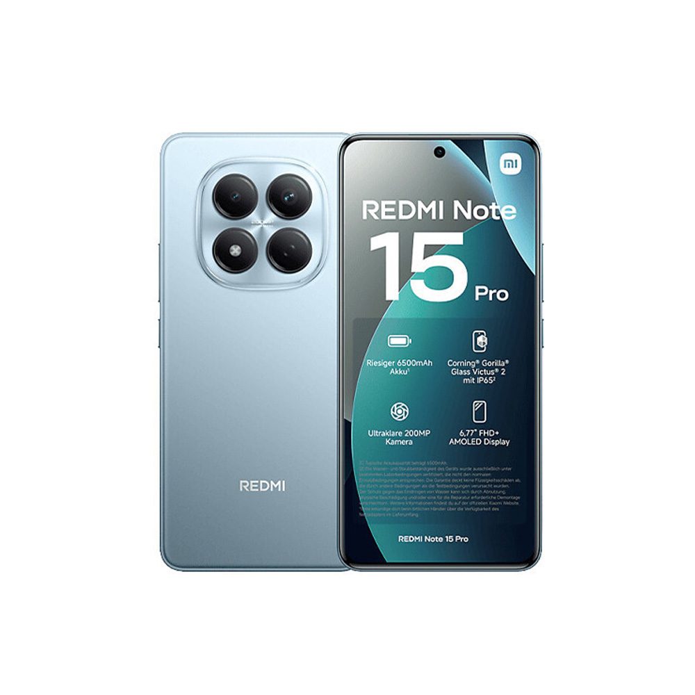 Xiaomi Redmi Note 15 Pro 4G Dual Sim 6.77" 8GB/256GB NFC IP65 Glacier Blue | Smartphone - shopin.gr