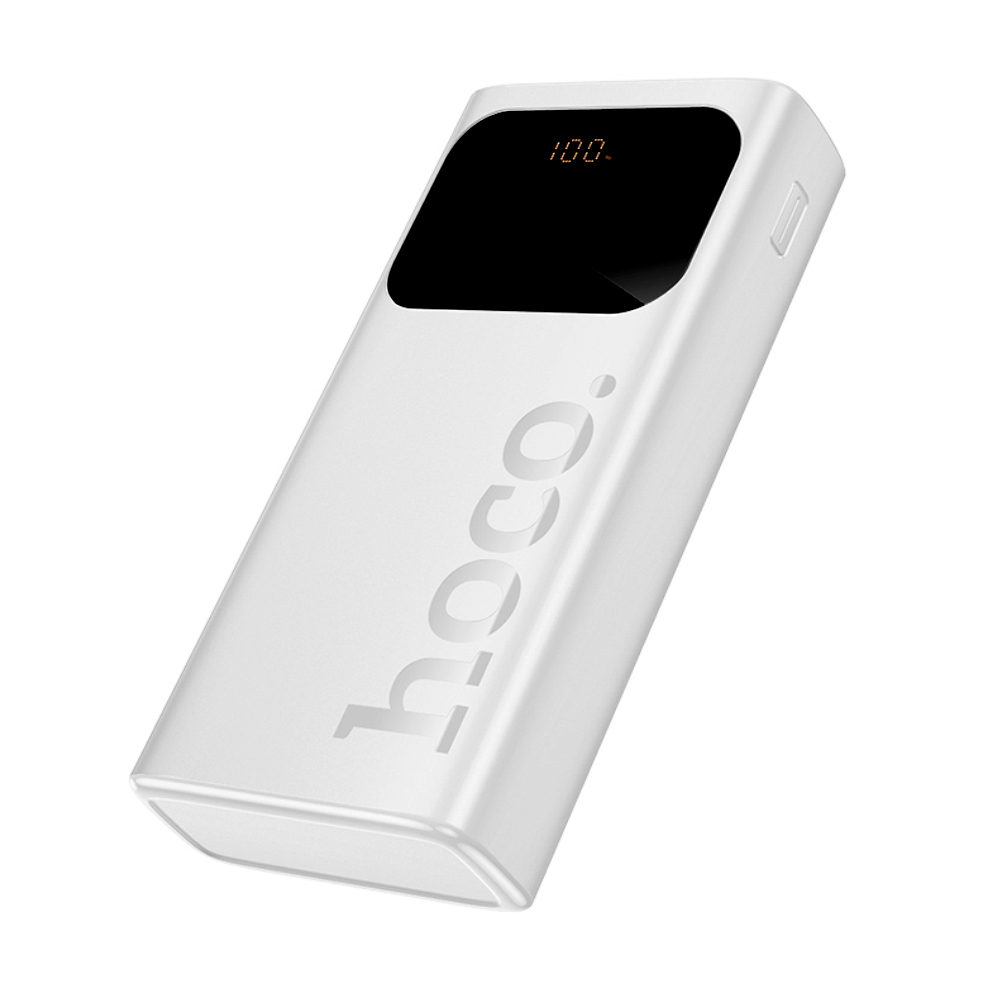 Power Bank Hoco J144A 30000mAh 1xUSB-C 1xMicro USB 2xUSB-A 5V/2A και LED Ένδειξη Μπαταρίας Λευκό | Power Bank - shopin.gr