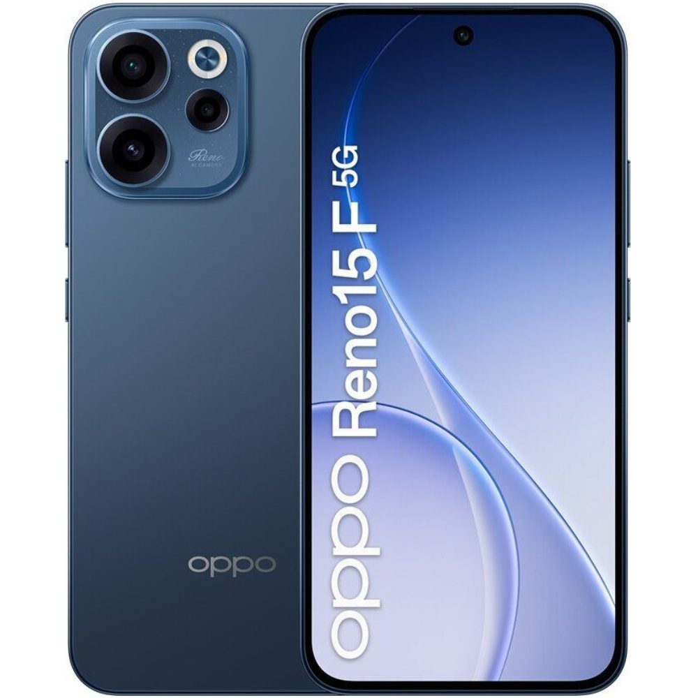 Oppo Reno15 F 5G Dual Sim 6.57" 12GB/512GB IP68 Twilight Blue | Smartphone - shopin.gr