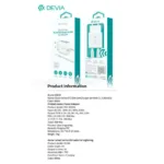 Φορτιστής Ταξιδίου Ταχείας Φόρτισης Devia RCE-3005CL με Έξοδο USB C GaN PD 30W & Καλώδιο USB C σε Lightning 1m Smart Λευκό | Shopin.gr