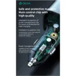 Φορτιστής Αυτοκινήτου Ταχείας Φόρτισης Devia K5 με Πενταπλή Έξοδο 3xUSB A & 2xUSB C 45W Pro1 Μαύρο | Shopin.gr