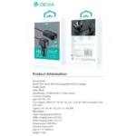 Φορτιστής Αυτοκινήτου Ταχείας Φόρτισης Devia K5 με Πενταπλή Έξοδο 3xUSB A & 2xUSB C 45W Pro1 Μαύρο | Shopin.gr