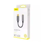 Αντάπτορας Baseus L54 USB C Αρσενικό σε 3.5mm Θηλυκό Γκρι | Shopin.gr