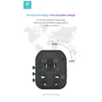 US & 2xUSB A Μαύρο | Shopin.gr