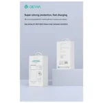 Φορτιστής Ταξιδίου Ταχείας Φόρτισης Devia με Έξοδο USB C PD 30W με Θήκη ShockProof & Tempered Glass & Camera Cover Apple iPhone 17 Star Pack Λευκό | Shopin.gr