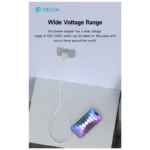 Φορτιστής Ταξιδίου Ταχείας Φόρτισης Devia RLC-545 Mini με Έξοδο USB C GaN PD 30W Extreme Λευκό | Shopin.gr