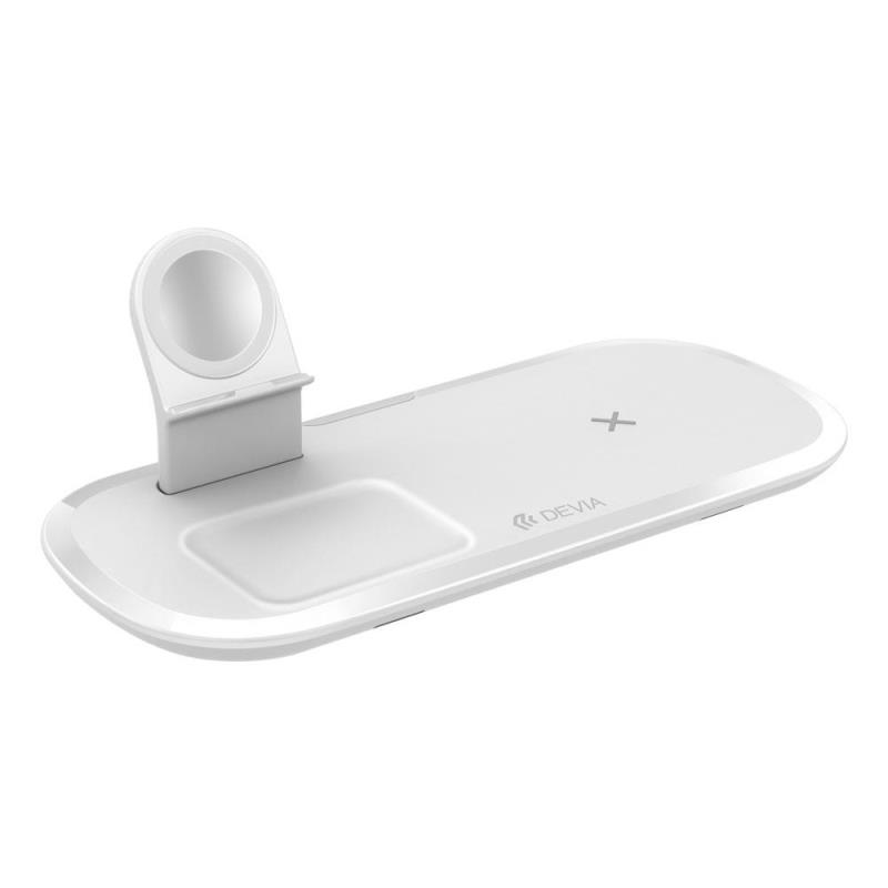 Ασύρματος Φορτιστής - Βάση 3in1 Devia EA220 15W για Apple Airpods