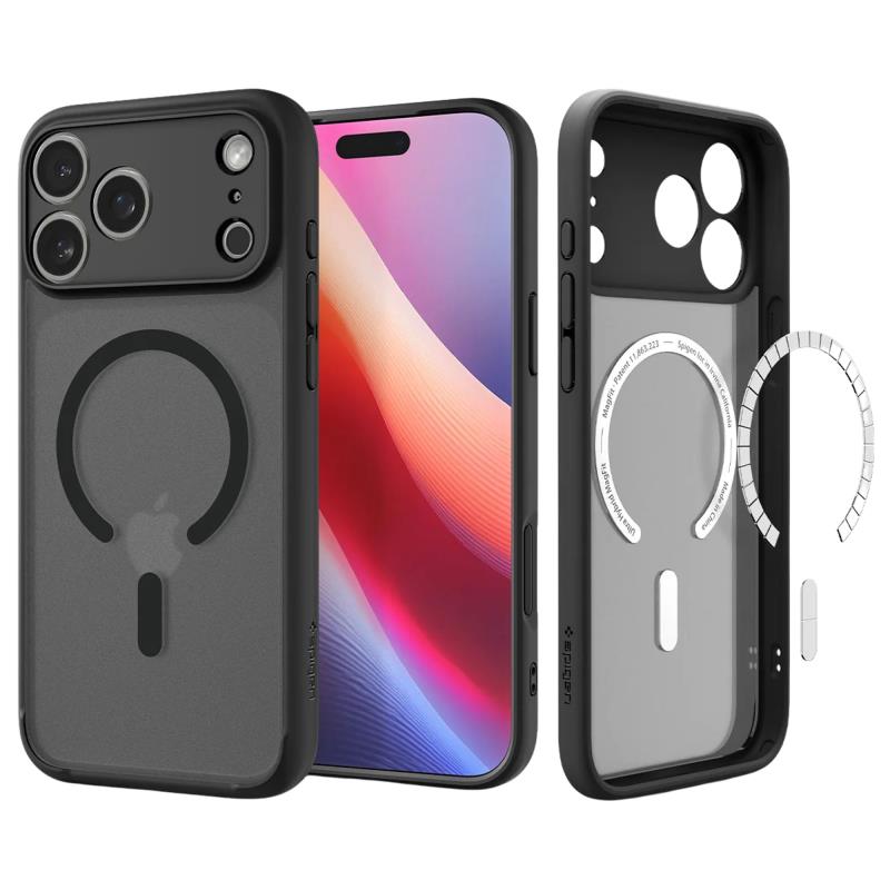 Θήκη TPU & PC Spigen Ultra Hybrid Mag Magsafe Apple iPhone 17 Pro Max Frost Μαύρο | Shopin.gr
