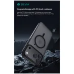 Θήκη TPU & PC Shock Proof Devia Magnetic Apple iPhone Air Pino Μαύρο | Shopin.gr