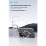 Θήκη TPU & PC Shock Proof Devia Magnetic Samsung Galaxy S26 Ultra 5G Clean με Stand Διάφανο | Shopin.gr