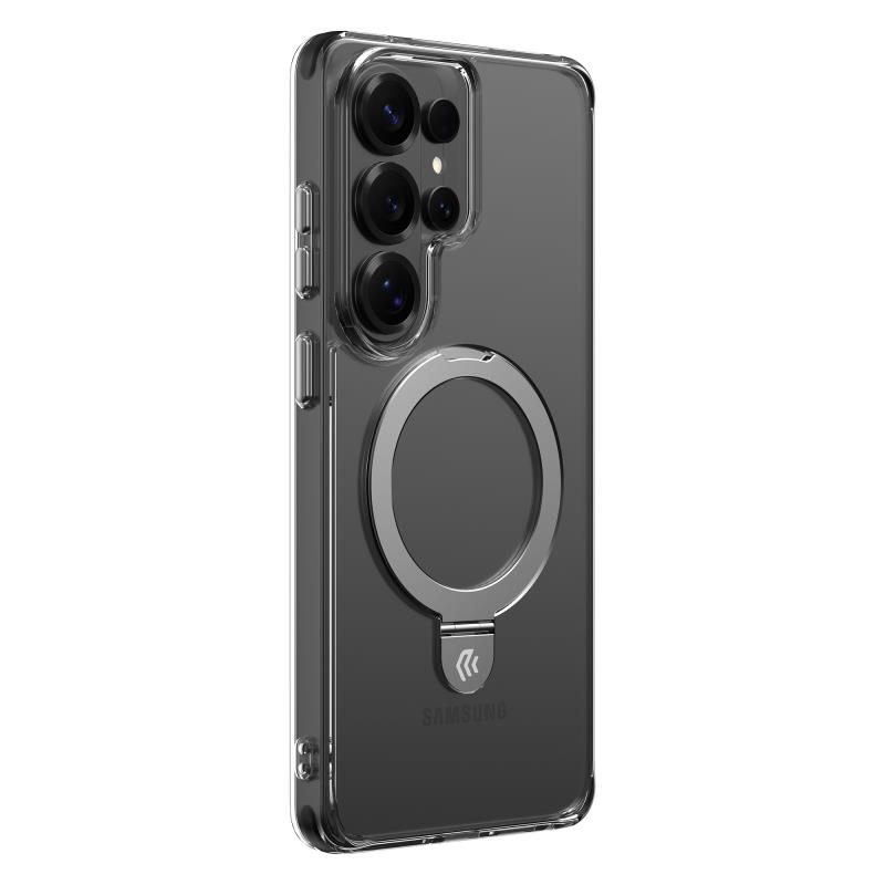 Θήκη TPU & PC Shock Proof Devia Magnetic Samsung Galaxy S26 Ultra 5G Clean με Stand Διάφανο | Shopin.gr