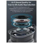 Ασύρματα Ακουστικά Κεφαλής Devia EM035 ANC EarBass Pro2 Σκούρο Γκρι | Shopin.gr