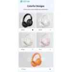 Ασύρματα Ακουστικά Κεφαλής Devia JH-820 Lite1 Μπεζ | Shopin.gr