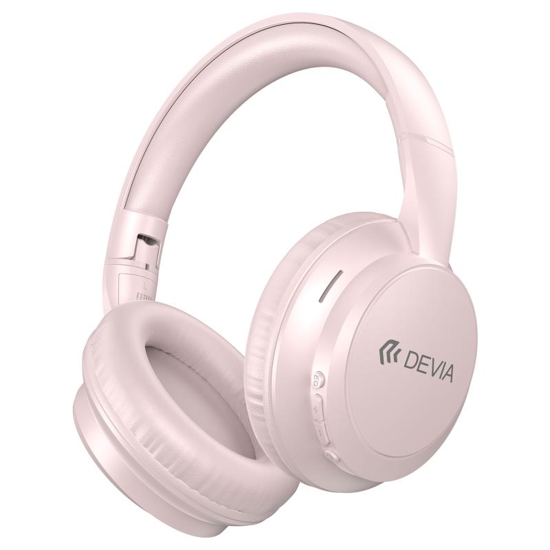 Ασύρματα Ακουστικά Κεφαλής Devia JH-820 Lite1 Ροζ | Shopin.gr