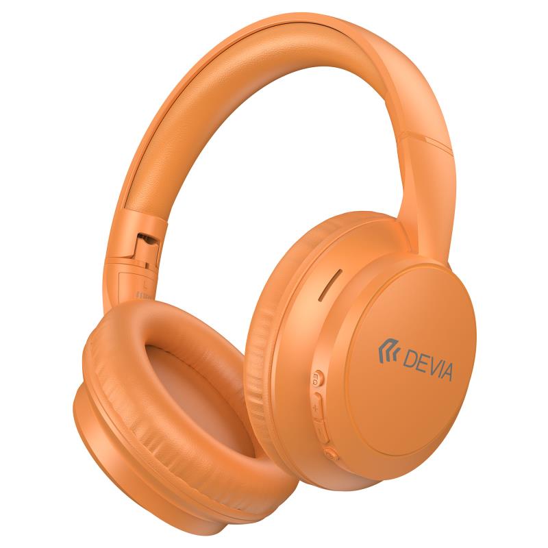 Ασύρματα Ακουστικά Κεφαλής Devia JH-820 Lite1 Πορτοκαλί | Shopin.gr