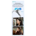 True Wireless Ακουστικά Bluetooth Devia EM031 ANC + ENC Ultra1 Λευκό | Shopin.gr