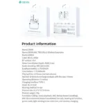 True Wireless Ακουστικά Bluetooth Devia EM031 ANC + ENC Ultra1 Λευκό | Shopin.gr