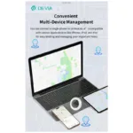 Συσκευή Εντοπισμού Devia Lite Tag G2305 Transparent Version Λευκό | Shopin.gr