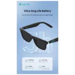 Smart Γυαλιά Ηλίου Devia A01 ENC Lite1 Μαύρο | Shopin.gr