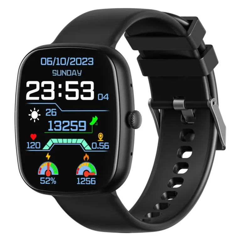 Smartwatch Devia WT5 1.83" Μαύρο | Shopin.gr