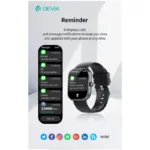 Smartwatch Devia WT6 2.01" Μαύρο | Shopin.gr