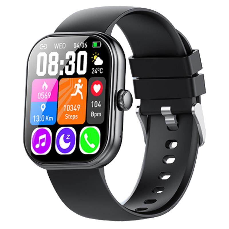 Smartwatch Devia WT6 2.01" Μαύρο | Shopin.gr