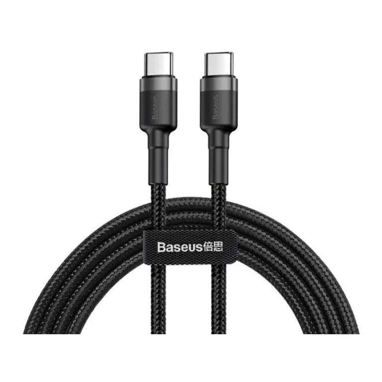 Καλώδιο Σύνδεσης USB 2.0 Baseus Cafule USB C σε USB C Flash PD 60W 1m Μαύρο-Γκρι | Shopin.gr