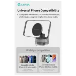 Universal Βάση Στήριξης Ταμπλό Αυτοκινήτου Μαγνητική Ρυθμιζόμενη Stand Devia ES087 Ultra1 Μαύρο | Shopin.gr