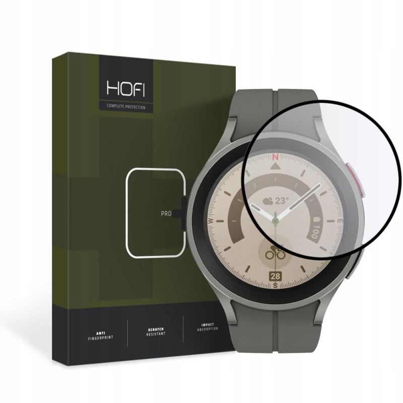 Hybrid Nano Glass Hofi Pro+ Samsung Galaxy Watch 5 Pro 45mm Μαύρο (1 τεμ.) | Shopin.gr