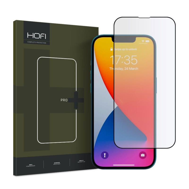 Tempered Glass Full Face Hofi Pro+ Apple iPhone 13/ 13 Pro/ 14/ 16e Μαύρο (1 τεμ.) | Shopin.gr