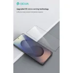 Tempered Glass Full Face HD Devia Samsung Galaxy S26 Ultra 5G με Βοηθητικό Εργαλείο Van Μαύρο (1 τεμ.) | Shopin.gr