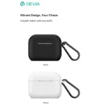 Θήκη Σιλικόνης Devia Apple AirPods Pro 3 Naked Μαύρο | Shopin.gr