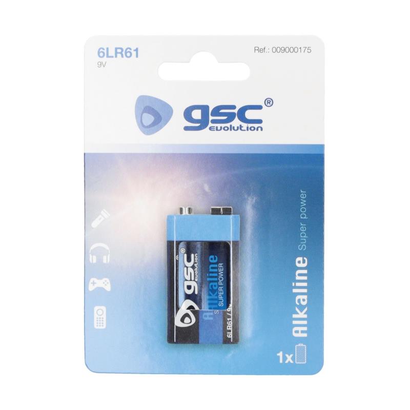 Μπαταρία GSC Alkaline Super Power 6LR61 9V (1 τεμ.) | Shopin.gr