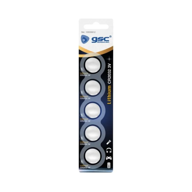 Μπαταρία GSC Lithium Button Cell CR2032 (5 τεμ.) | Shopin.gr