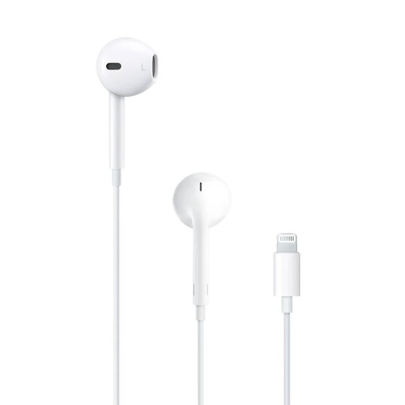 Hands Free Stereo Apple Earpods MWTY3 Lightning με Χειριστήριο & Μικρόφωνο (Ασυσκεύαστο) | Shopin.gr