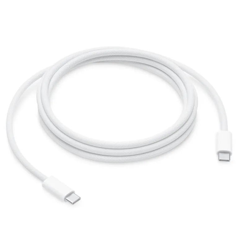Kαλώδιο Apple Braided MYQT3 USB C to USB C 240W 2m Λευκό (Ασυσκεύαστο) | Shopin.gr