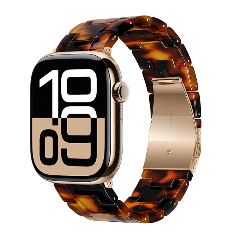 Watchband Hoco WA36 Elegant Series 44/45/46/49mm Πλαστικό Μπρασελέ για Apple Watch series 1/2/3/4/5/6/7/8/9/se/ultra1/ultra2 Ταρταρούγα | Αξεσουάρ Wearables - shopin.gr