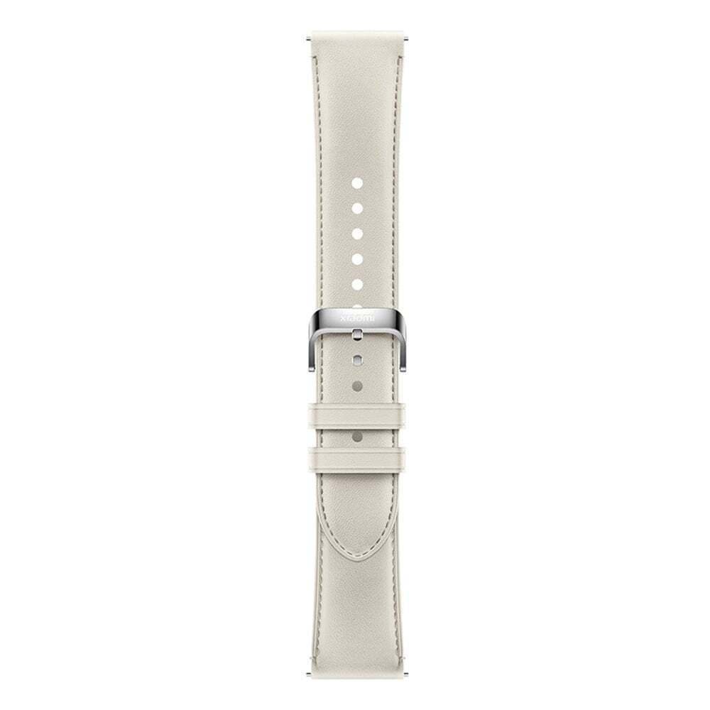 Xiaomi Watch Leather Strap BHR8038GL 22mm White | Αξεσουάρ Wearables - shopin.gr