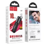 Business Wireless Headset Hoco E57 Essential V.5.0 Μαύρο με Μεγάλο Πλήκτρο Ελέγχου και 10 Ώρες Ομιλίας | Bluetooth - shopin.gr
