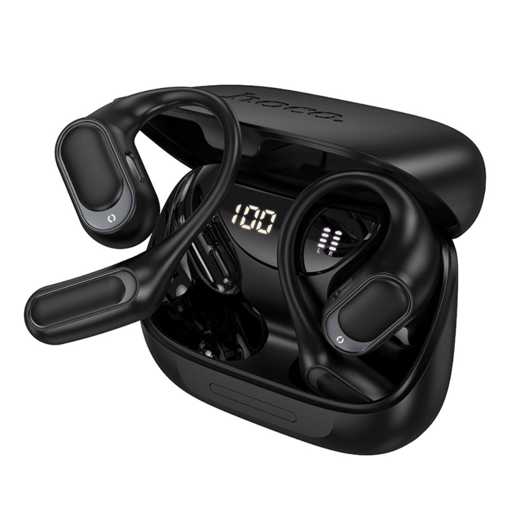 Wireless Hands Free Hoco EA11 Honey TWS v5.4 500mAh 8h Ώρες Λειτουργίας Μαύρα | Bluetooth - shopin.gr