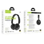 Wireless Ακουστικά Stereo Hoco W66 Wave v5.4 300mAh 32hr Χρήσης με Μικρόφωνο Μαύρα | Bluetooth - shopin.gr