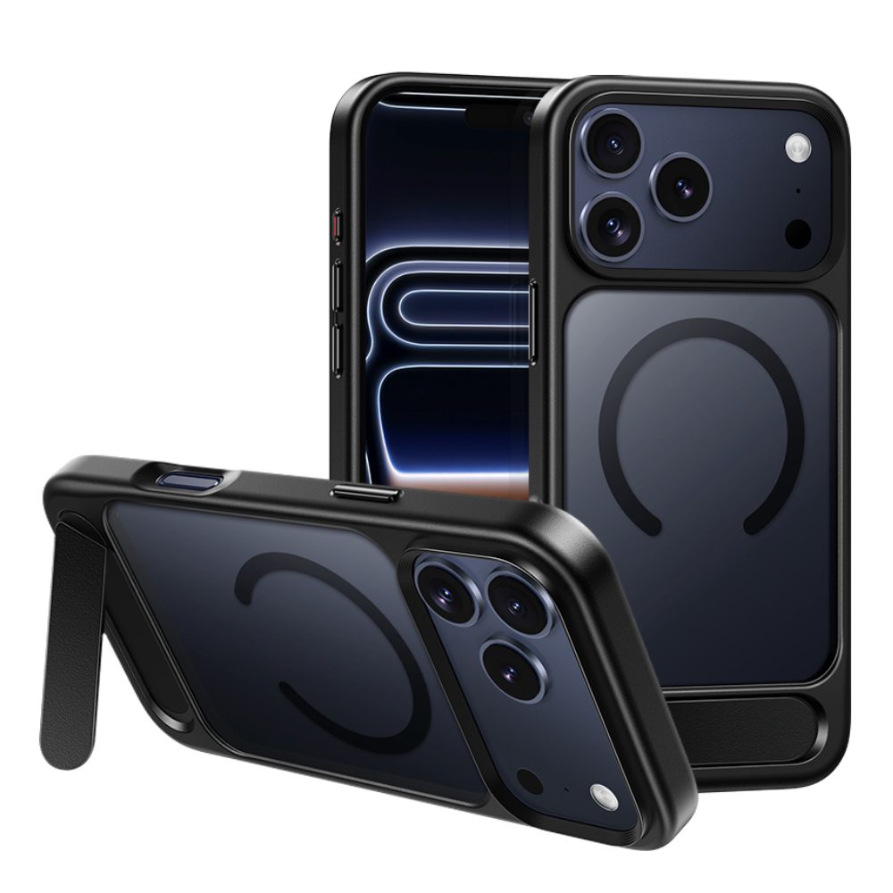 Θήκη Hoco Premium Vip Magsafe για Apple iPhone 17 Pro Max με Ενσωματωμένο Stand Μαύρη | Θήκες - shopin.gr