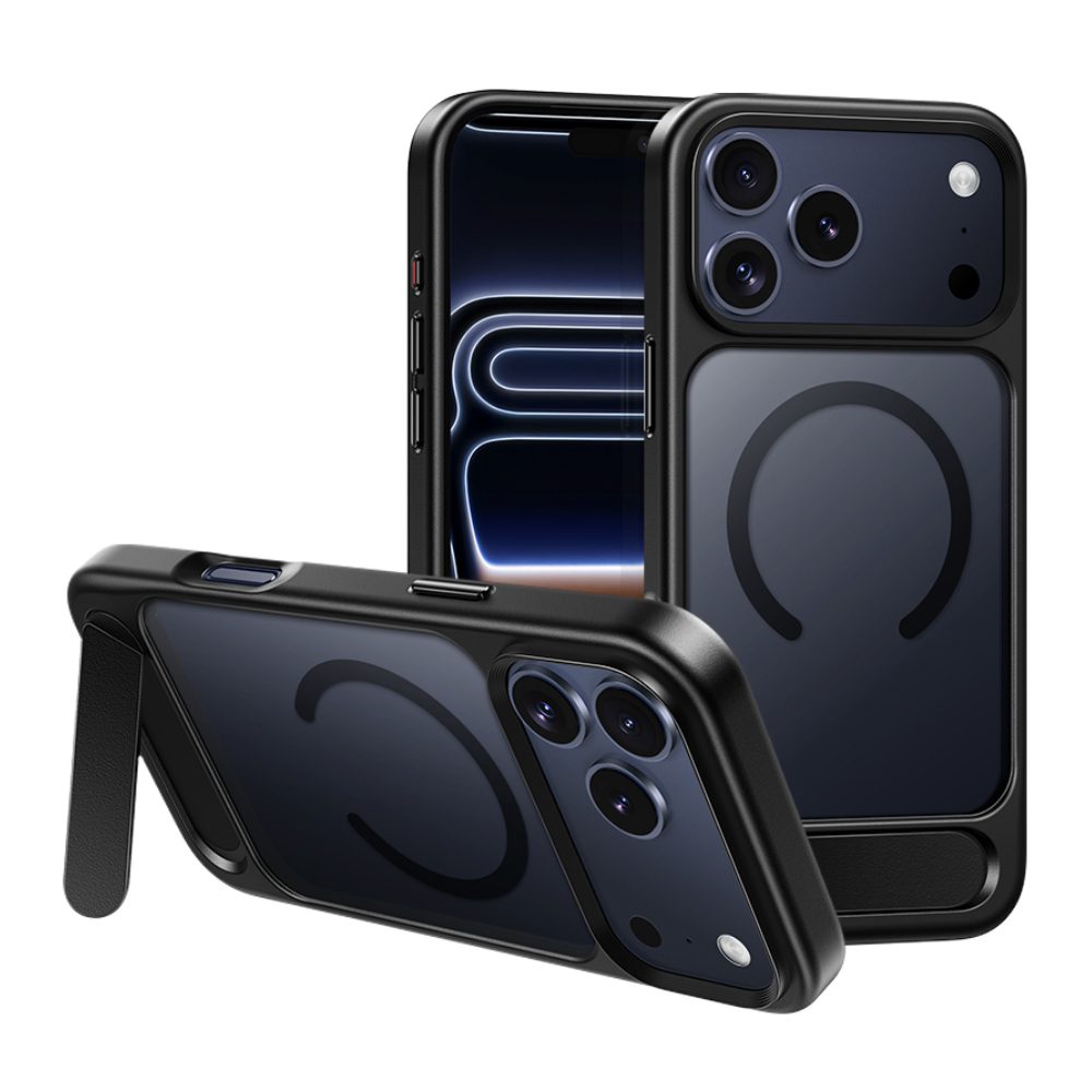 Θήκη Hoco Premium Vip Magsafe για Apple iPhone 17 Pro με Ενσωματωμένο Stand Μαύρη | Θήκες - shopin.gr