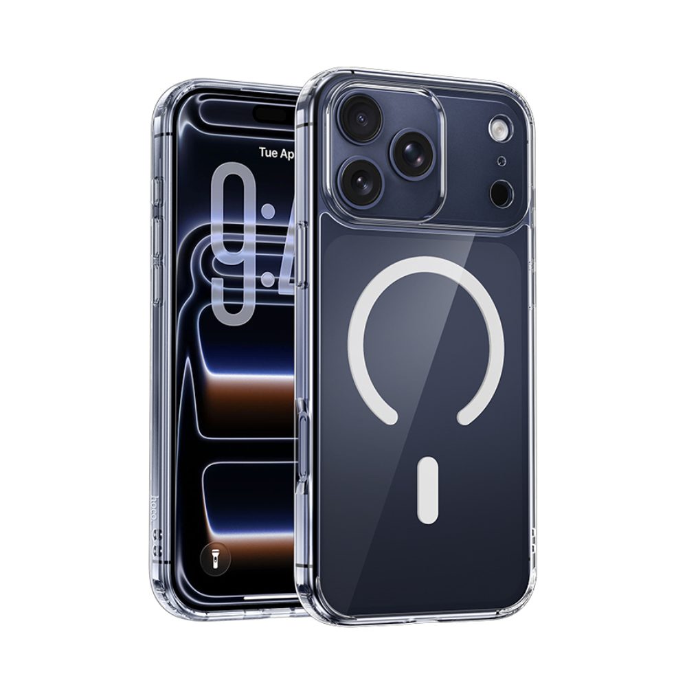 Θήκη Hoco TPU Magnetic Series Airbag Anti-fall για Apple iPhone 17 Pro Max Διάφανη | Θήκες - shopin.gr