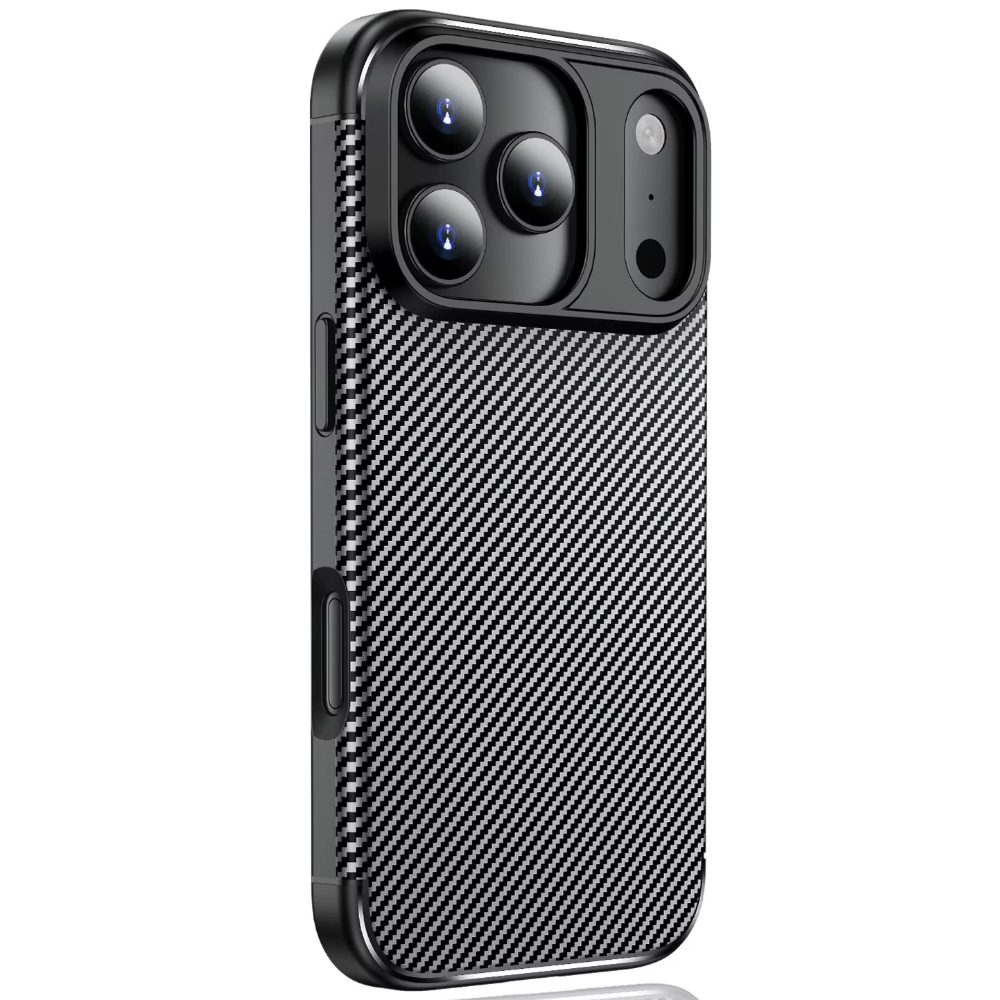 Θήκη Ancus AutoFocus Carbon Fiber για Apple iPhone 17 Pro Μαύρη | Θήκες - shopin.gr
