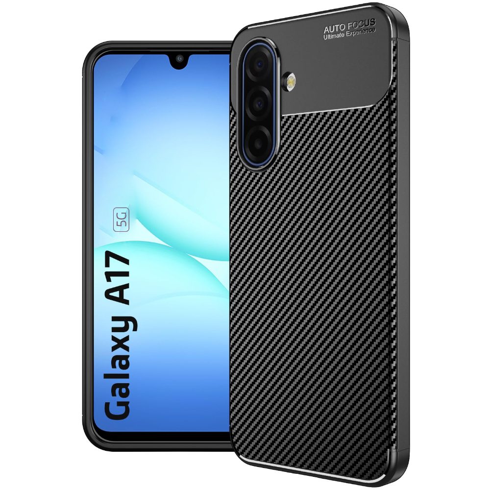 Θήκη Ancus AutoFocus Carbon Fiber για Samsung SM-A176 Galaxy A17 5G M176 M17 5G Μαύρη | Θήκες - shopin.gr