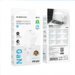 Φορτιστής Ταξιδίου Borofone BN28 Fuente GaN USB-C PD30W Mini Size + Καλώδιο Φόρτισης USB-C σε USB-C Λευκός | Φορτιστές - shopin.gr