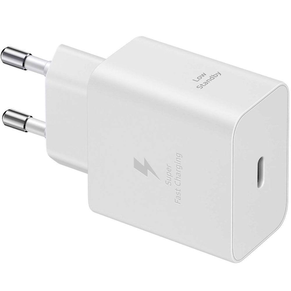 Φορτιστής Ταξιδίου Samsung Super Fast Charging EP-T4511NWE PD45W USB-C Λευκός | Φορτιστές - shopin.gr