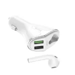 HOCO E47 ΦΟΡΤΙΣΤΗΣ ΑΥΤΟΚΙΝΗΤΟΥ QC3.0 ΚΑΙ ΑΚΟΥΣΤΙΚΟ HANDSFREE 2 ΣΕ 1 ΛΕΥΚΟ | ΠΕΡΙΦΕΡΕΙΑΚΑ ΚΙΝΗΤΗΣ -> ΠΕΡΙΦΕΡΕΙΑΚΑ -> ΦΟΡΤΙΣΤΕΣ ΑΥΤΟΚΙΝΗΤΟΥ - Shopin.gr